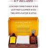 imageLeather Honey Complete Leather Care Kit Cleaner Conditioner 2 Cloths NonToxic Leather Care Made in The USA Since 1968 Restore Couches Car Seats ampamp Interior Jackets Shoes ampamp Bags for Any Color