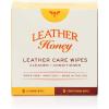 imageLeather Honey Leather Care Wipe Kit Clean ampamp Restore OnTheGo Use for Leather Couches Car Seats Purses Shoes ampamp Bags Safe for Any Color NonToxic ampamp ReadytoUse 5 Cleaner ampamp 5 Conditioner WipesCombo