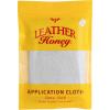 imageLeather Honey LintFree Application Cloth Microfiber Cloth for Use with Leather Conditioner and Cleaner Made in The USA Since 1968