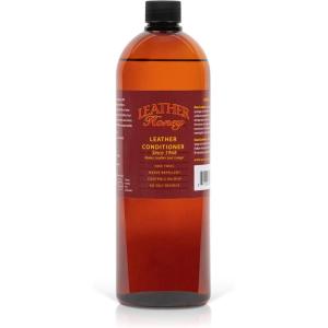 imageLeather Honey Leather Conditioner Since 1968 for All Leather Items Including Auto Furniture Shoes Purses and Tack NonToxic and Made in The USA  8 Fl Oz Pack of 132 Fl Oz Pack of 1
