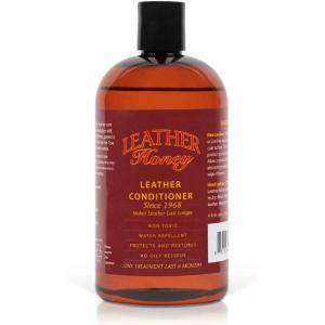 imageLeather Honey Leather Conditioner Since 1968 for All Leather Items Including Auto Furniture Shoes Purses and Tack NonToxic and Made in The USA  8 Fl Oz Pack of 116 Fl Oz Pack of 1