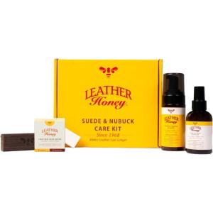 imageLeather Honey Suede amp Nubuck Care Kit with Leather Care Combo Wipes